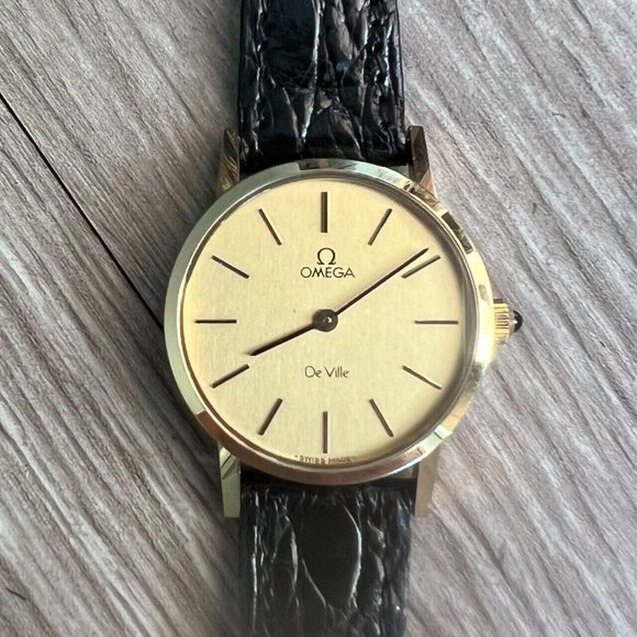 Vintage Omega De Ville Yellow Gold Dial Ladies Watch - NEW in original box - Picture 8 of 15